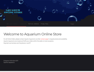 aquariumonlinestore.com.au screenshot