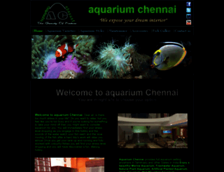 aquariumschennai.com screenshot