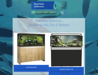 aquariumsdelivered.co.uk screenshot