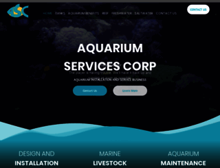 aquariumservicescorp.com screenshot
