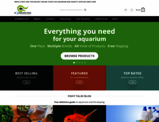 aquariumsindia.com screenshot