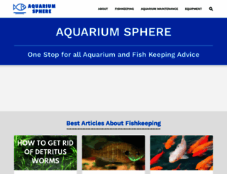 aquariumsphere.com screenshot