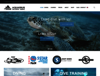 aquarius-divingtenerife.com screenshot