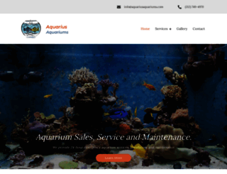 aquariusaquariums.net screenshot