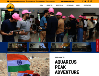 aquariuspeakadventure.com screenshot