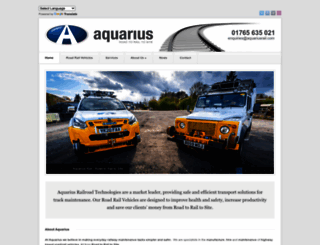 aquariusrail.com screenshot