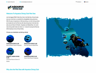 aquariusredsea.com screenshot