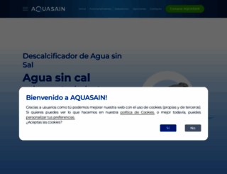 aquasain.com screenshot