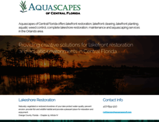 aquascapescfl.com screenshot