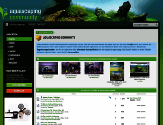 aquascaping-forum.de screenshot