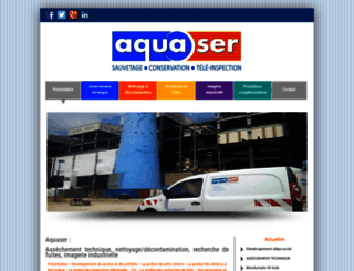 aquaser.fr screenshot