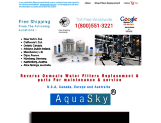 aquaskyusa.com screenshot