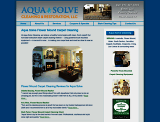 aquasolvecleaning.com screenshot