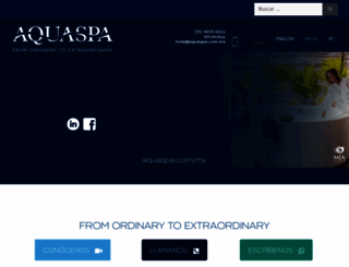 aquaspa.com.mx screenshot