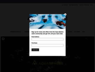 aquasphereswimstore.com.au screenshot
