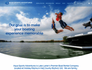 aquasportsadventures.com screenshot
