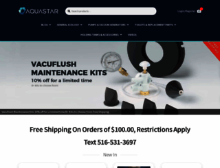 aquastardistributors.com screenshot