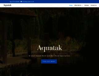 aquatak.co.uk screenshot