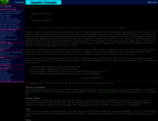 aquaticconcepts.thekrib.com screenshot