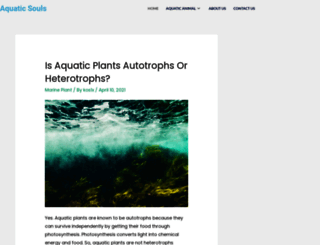 aquaticsouls.com screenshot