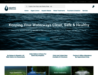 aquatictechnologies.com.au screenshot