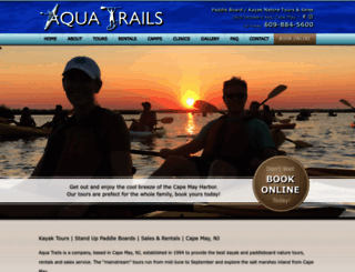 aquatrails.com screenshot