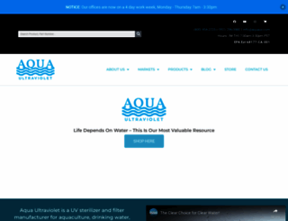 aquaultraviolet.com screenshot