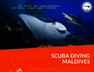 aquaventure-maldives.com screenshot