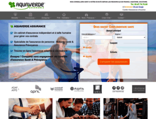 aquaverde-assurance.fr screenshot