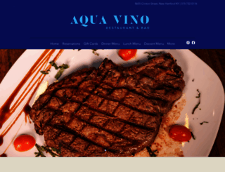 aquavinorestaurant.com screenshot