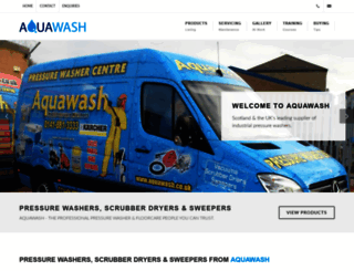 aquawash.co.uk screenshot