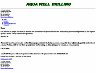 aquawelldrlg.com screenshot