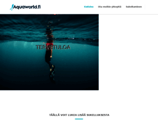 aquaworld.fi screenshot