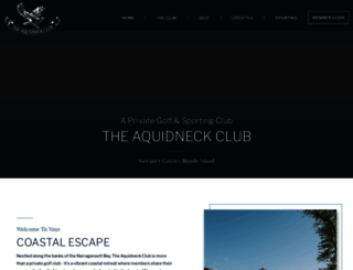 aquidneckclub.com screenshot