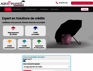 aquifinance.fr screenshot