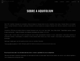 aquifolium.com screenshot