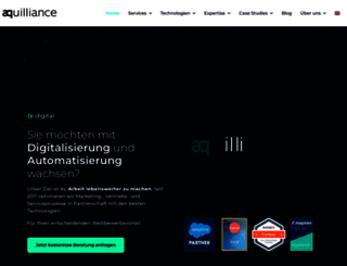 aquilliance.de screenshot