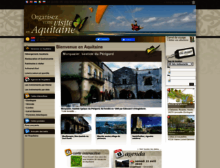 aquitaine.visite.org screenshot
