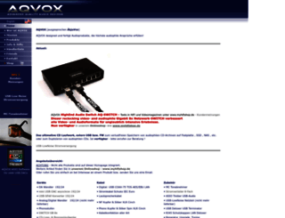 aqvox.com screenshot