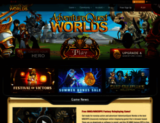 aqworlds.com screenshot
