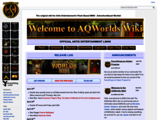 aqworldswiki.com screenshot