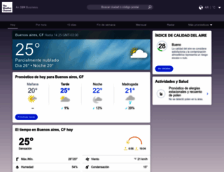 ar.weather.com screenshot