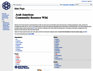 arabamericandirectory.org screenshot