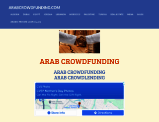 arabcrowdfunding.com screenshot