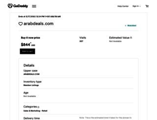 arabdeals.com screenshot