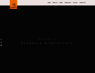 arabellawines.com screenshot