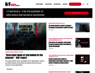 arabia.reporters-sans-frontieres.org screenshot