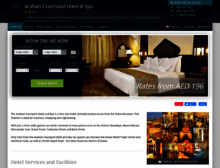 arabian-courtyard.hotel-rez.com screenshot