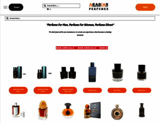 arabian-perfumes.co.uk screenshot