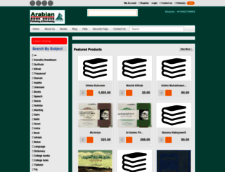 arabianbookhouse.com screenshot